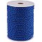 Polyester Cord, Twisted Cord, Dark Blue, 5mm, about 18~19yards/roll(16.4m~17.3m/roll)