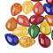 Resin Cabochons, teardrop, Mixed Color, 18.5x13x5mm