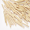 Brass Bar Pendants, Column, Real 18K Gold Plated, 30x2mm, Hole: 0.8mm