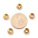 Brass Rhinestone Spacer Beads&nbsp;RB-A020-9mm-01G-2