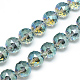 Electroplate Glass Bead Strands&nbsp;EGLA-S137-14mm-01-1