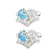 Brass Glass Box Clasps&nbsp;KK-B125-01S-01-1