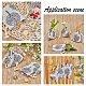 Tree Pattern Burlap Packing Pouches&nbsp;ABAG-PH0002-47-7