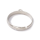 Brass Loop Ring Bases&nbsp;EC159-3