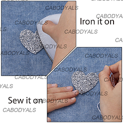 20Pcs 2 Styles Glitter Resin Hotfix Rhinestone&nbsp;DIY-CY0002-36B
