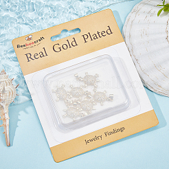 6Pcs Brass Micro Pave Cubic Zirconia Pendants&nbsp;KK-BBC0010-28