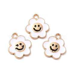 Rack Plating Alloy Enamel Pendants&nbsp;ENAM-F146-07KCG