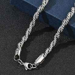 6MM 304 Stainless Steel Rope Chain Necklaces&nbsp;SA-CBA2696-04P