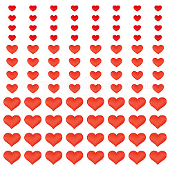 300Pcs 3 Styles Polyester Sponge Heart Confetti&nbsp;DIY-TA0012-61