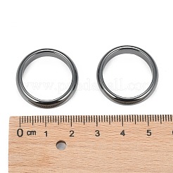 Non-Magnetic Synthetic Hematite Finger Rings&nbsp;RJEW-J005-03