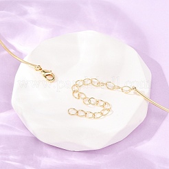 1.5MM Brass Torque Choker Necklaces&nbsp;KK-CBA3297-12G