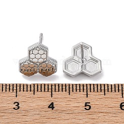 Brass Stud Earrings&nbsp;EJEW-D288-10P