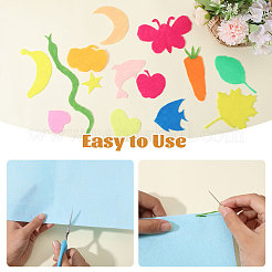 Rectangle Polyester Fabric Sheets&nbsp;DIY-WH0430-934