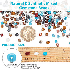 Natural & Synthetic Mixed Gemstone Beads&nbsp;G-AR0001-09
