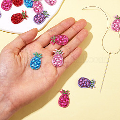 20Pcs 5 Colors Rhinestone Patches&nbsp;PATC-TA0001-07A