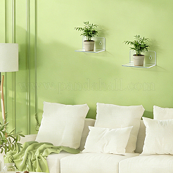16 Sets 2 Styles Acrylic Floating Hanging Shelves&nbsp;ODIS-OC0002-04