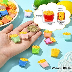 Simulated French Fries Perforated Resin Beads&nbsp;FIND-CJC0010-101
