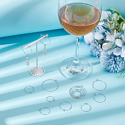 50Pcs 5 Styles Brass Hoop Earring Findings&nbsp;KK-UN0004-79