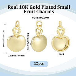 12Pcs Brass Pendants&nbsp;KK-BBC0025-52