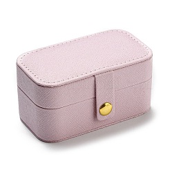 PU Imitation Leather Jewelry Box&nbsp;LBOX-E001-01B