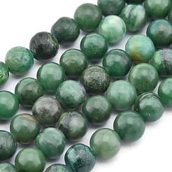 Natural African Jade Beads Strands&nbsp;G-D840-53-6mm-A