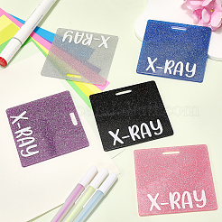 5Pcs 5 Colors Acrylic Big Pendants&nbsp;MACR-CN0001-01C