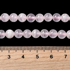 Natural Pink Calcite Beads Strands&nbsp;G-Z103-A01-6mm