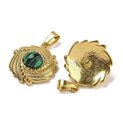 Synthetic Malachite Pendants&nbsp;STAS-U024-15G-05