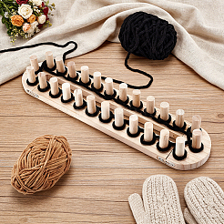 Wood Chunky Knitting Loom for Blanket Making&nbsp;AJEW-WH0880-31A