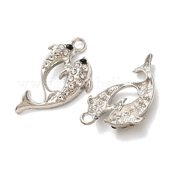 Alloy Rhinestone Pendants&nbsp;RB-CBAA987-15P
