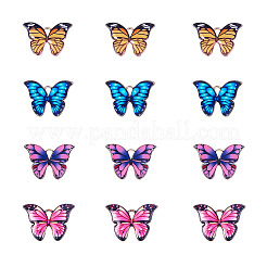 Light Gold Plated Alloy Enamel Pendants&nbsp;PALLOY-CJ0007-02