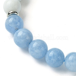 Natural Gemstone Braided Bead Bracelets&nbsp;BJEW-JB09855