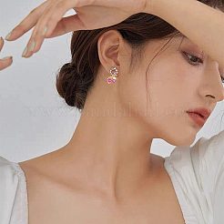 10Pcs Brass Micro Pave Cubic Zirconia Pendants&nbsp;KK-BBC0018-71