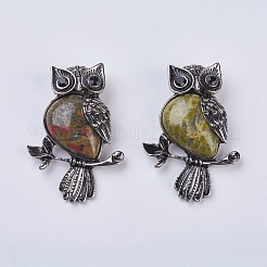 Natural & Synthetic Mixed Stone Pendant&nbsp;G-F529-C