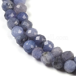 Natural Tanzanite Beads Strands&nbsp;G-F717-17B-01