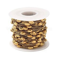 Ion Plating(IP) 304 Stainless Steel Link Chain&nbsp;STAS-C079-22C