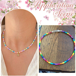 3Starnds Opaque Spray Painted Glass Beads&nbsp;GLAA-PA0001-35D