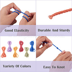 30M 6 Colors Polyester Elastic Cords&nbsp;EC-TA0001-07B