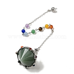 Natural & Synthetic Gemstone Cone Dowsing Pendulums&nbsp;G-G860-05P