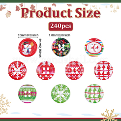 240Pcs Wood Buttons&nbsp;BUTT-ME0001-21