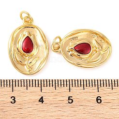 Rack Plating Brass Pendants&nbsp;KK-H486-12G-02
