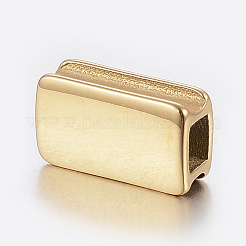 Ion Plating(IP) 304 Stainless Steel Slide Charms&nbsp;STAS-F150-007G