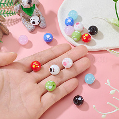 16Pcs 8 Colors Handmade Lampwork Beads&nbsp;LAMP-TA0002-10