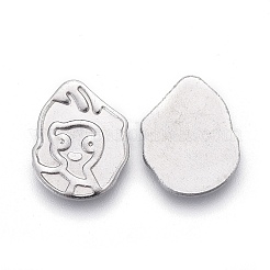 304 Stainless Steel Cabochons&nbsp;STAS-P245-19P