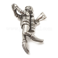 304 Stainless Steel Pendants&nbsp;LS-STAS-G259-01AS