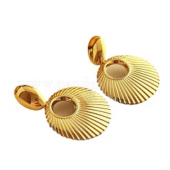 304 Stainless Steel Stud Dangle Earrings&nbsp;WG6394A-01