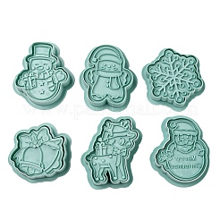 Christmas Theme Plastic Cookie Cutters&nbsp;DIY-K061-07
