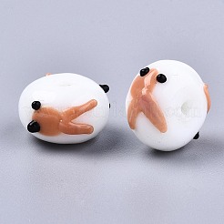 Handmade Bumpy Lampwork Beads&nbsp;LAMP-S194-004F