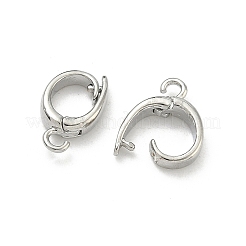 Brass Twister Clasps&nbsp;KK-D229-21P