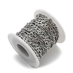 Tarnish Resistant 304 Stainless Steel Figaro Chains&nbsp;CHS-K001-84P